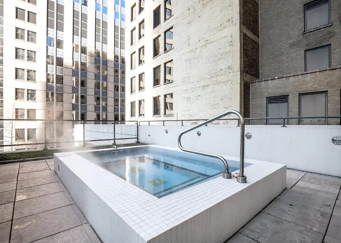 Loop 1br W Gym Pool Lounge 1 Block From L Chi-700 Apartment
