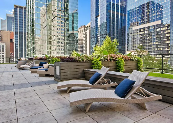 Loop 1br W Gym Pool Lounge 1 Block From L Chi-700 Apartment