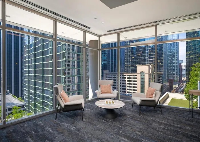 Apartment Loop 1br W Gym Pool Lounge 1 Block From L Chi-700 Chicago
